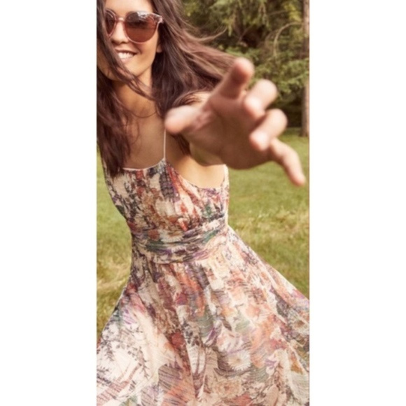 NWT ANTHROPOLOGIE Maeve Mackenzie Floral Dress - Picture 2 of 8